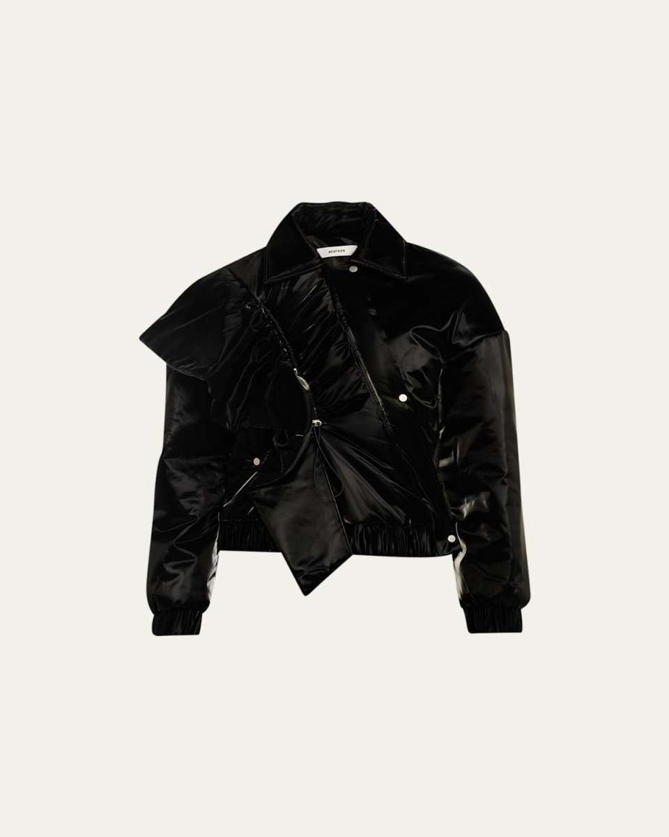 Asymmetric Layer Outdoor Bomber Jacket